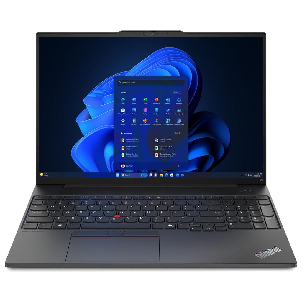 Lenovo ThinkPad E16 G2 Core™ Ultra 7 155U 512GB SSD 16GB 16" WUXGA (1920x1200) IPS WIN11 Pro BLACK Backlit Keyboard FP Reader - Lead Time: 7 days - MOQ: 1 - MXQ: None - Part Number: 21MA0006US